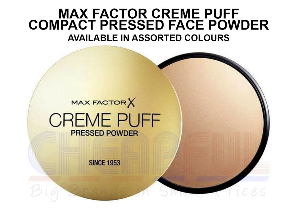 Max Factor Creme Puff Pressed Face Powder Compact 14g - Multi Shades - Image 1 of 1