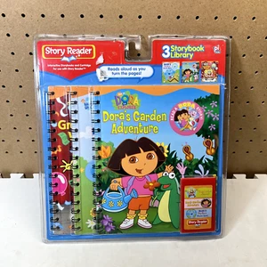 Story Reader Nick Jr Dora The Explorer 3 Storybook Library Cartridge Books New - Picture 1 of 4
