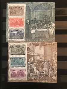 Colección Extranjera Como Nueva Nh Ll Viajes De Colón Italia 1992 St Of Six N320 - Imagen 1 de 3