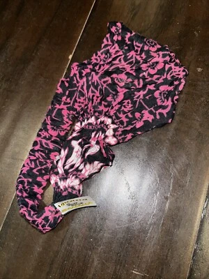 Diadema rosa y negro flor iguana plátano talla única Foto 1 de 3