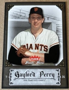 GAYLORD PERRY 2006 FLEER GREATS OF THE GAME PEWTER Card #42 NM-MT Condition - Picture 1 of 2