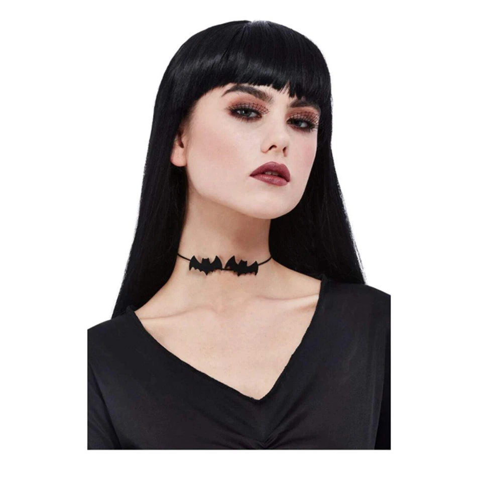 Gargantilla de murciélago accesorio de disfraz para damas utilería de fiesta gótica Foto 1 de 1