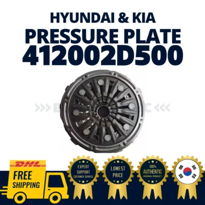 Juego de placa de presión de doble embrague original OEM Hyundai Kia 412002D500 Foto 1 de 2