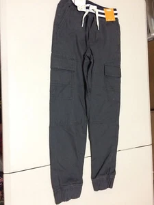 NWT Gymboree Boys Pull on Pants Cargo Gray Jogger 3T,7 - Picture 1 of 2