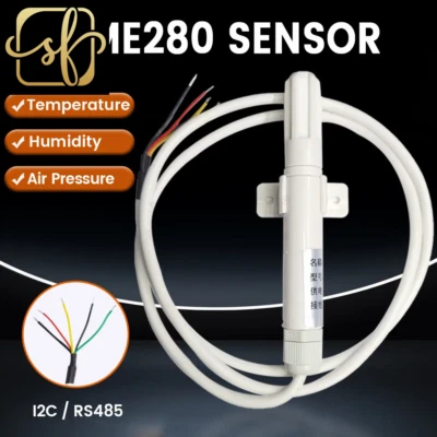 BME280 Temperature Humidity Sensor Probe Cable 1M 2M 3M 5M Digital Sensor I2C RS - Image 1 of 4