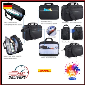18" Laptop Aktentasche Wasserdicht & Erweitbar | RFID-Schutz - Bild 1 von 8