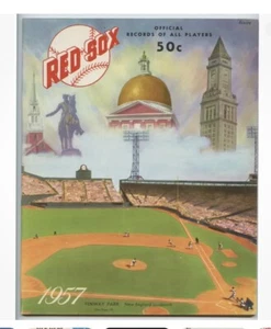 1957 Boston Red Sox Baseball Year Book Ted Williams NR MT⚾️ - Picture 1 of 2