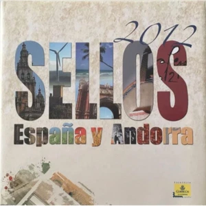 LIBRO OFICIAL DE CORREOS CON SELLOS DE ESPAÑA Y ANDORRA 2012 - Imagen 1 de 2