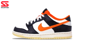 Nike Dunk Low Premium Halloween 2021 GS (DO3806-100) escuela primaria talla 4 años-7 años - Imagen 1 de 5