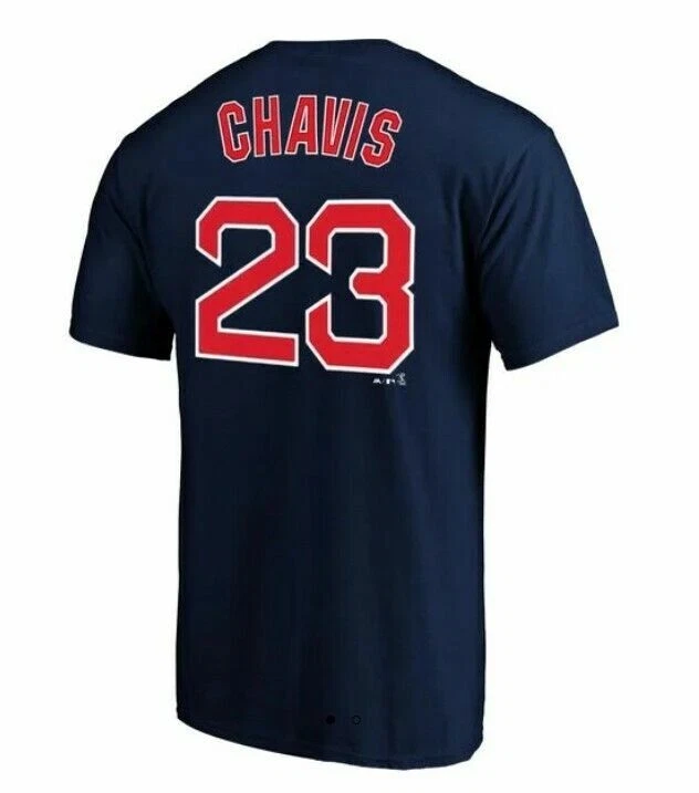 MAJESTIC OFFICIAL NAME & NUMBER T-SHIRT MICHAEL CHAVIS BOSTON RED SOX YOUTH M