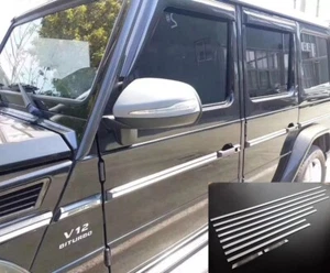 G63 Side Moldings Silver Body W464 W463 G-Wagon Trim G550 G500 Panel Inserts New - Picture 1 of 17