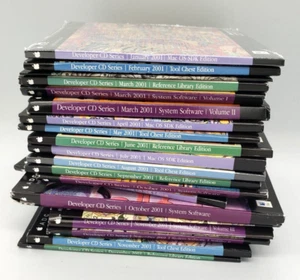 Large Lot Apple Macintosh Developer Connection CD Series 2001 Sealed Software - Picture 1 of 9