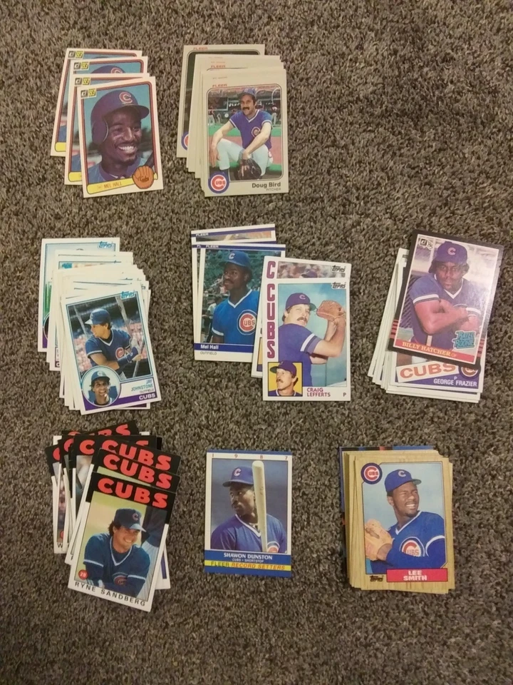 Chicago Cubs 1980s (1980-1987) Singles - You Pick - Build a custom lot! - Image 1 of 1
