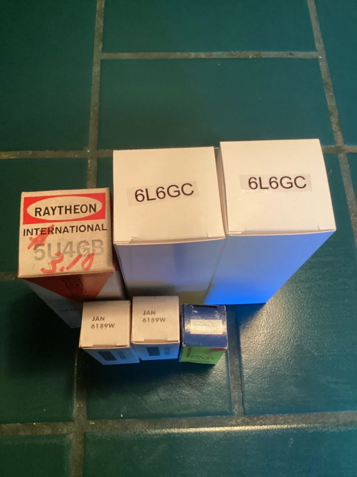 AMI F-40/80/120 JUKEBOX WITH MODEL R-144/5 AMPLIFIER AMP TUBE KIT NEW - Image 1 of 1