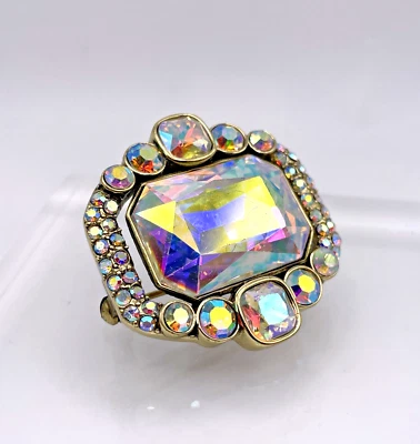 Heidi Daus «Классический выбор» большой кристалл булавка/усилитель - кристалл AB цвет - новый в коробке - Изображение 1 из 4