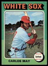 1975 Topps #480 Carlos May VG-EX Chicago White Sox