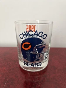Chicago Bears 1985 Monsters Of The Midway 12 OZ Libbey Rocks Glass Whisky - Imagen 1 de 4