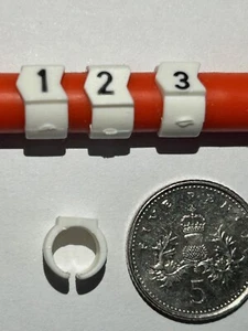 Rover Classic Mini Ignition / Plug Lead Markers Labels Clip On Mpi Spi Numbers - Picture 1 of 5