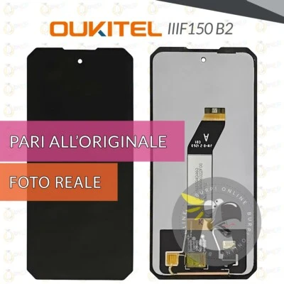 DISPLAY OUKITEL IIIF150 B2 SCHERMO LCD VETRO TOUCH SCREEN PARI A ORIGINALE