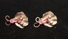 Unique Vintage Signed B N Bugbee And Niles Vintage Earrings