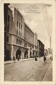 PC FINLANDIA, HELSINKI, PÖRSSI JA FABIANKINKATU, postal vintage (b36898) - Imagen 1 de 2