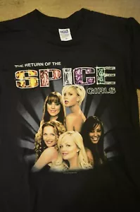 NWOT 2007 Spice Girls Concert T-Shirt The Return of the Spice Girls Tour - Imagen 1 de 5