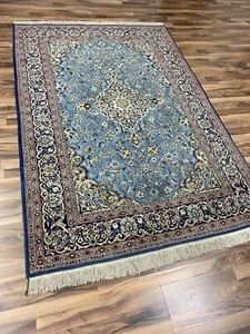✔ Gohm | 145 x 209 | Handgeknüpft | Orientteppich | Carpet | Rug - Bild 1 von 12