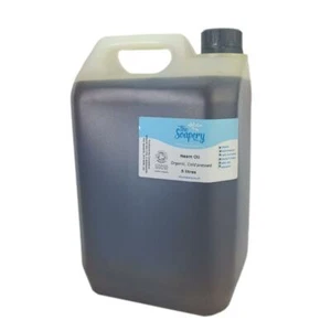 Neem Oil - Organic Cold Pressed 5 litre 100% Pure Natural Unrefined - Picture 1 of 1