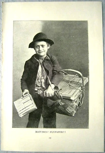 TIPOS CALLEJEROS DE CIUDADES AMERICANAS: "¡Partidos! Flypaper!!", foto, 1896., #8 - Imagen 1 de 1