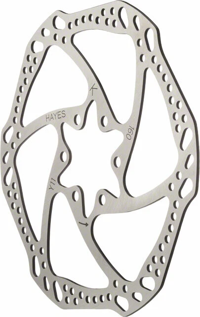 Rotor de disco Hayes L6 160 mm con herrajes Foto 1 de 1