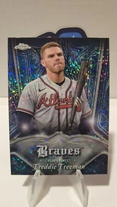 2022 Topps Chrome Baseball Freddie Freeman #P-8 Pinstriped - Picture 1 of 2