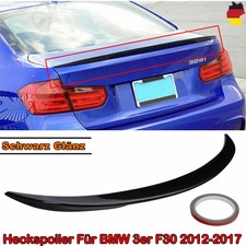 Heckspoiler Für BMW F30 M Performance Hecklippe Schwarz Glänz 12-18 Spoiler
