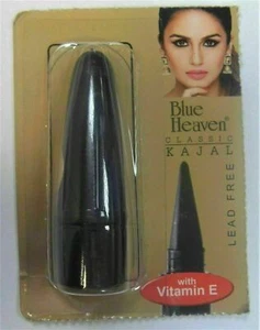 Blue Heaven Soft BLACK Kajal/Kohl Eye Liner No Smudge Water Proof Long 01 pc - Picture 1 of 3