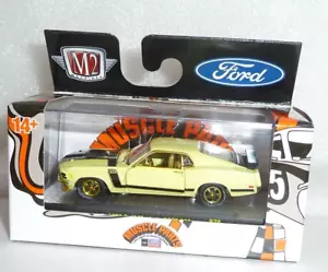 M2 Machines Gold Chase 1970 Ford Mustang Boss 302 1:64 Diecast - Picture 1 of 3