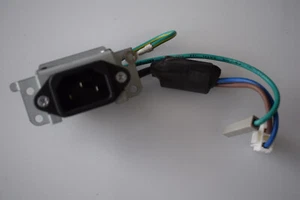 Samsung LE23R87BDX/XEU Mains Input IEC Socket Assembly with Lead & Plugs - Picture 1 of 4