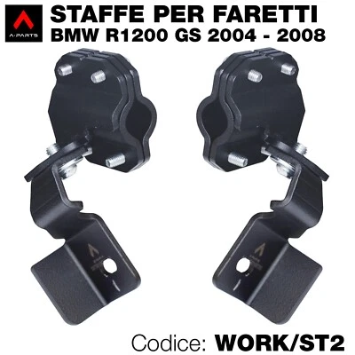 Staffe faretti supplementari PER BMW R1200 GS 2004-2007 - Immagine 1 di 3