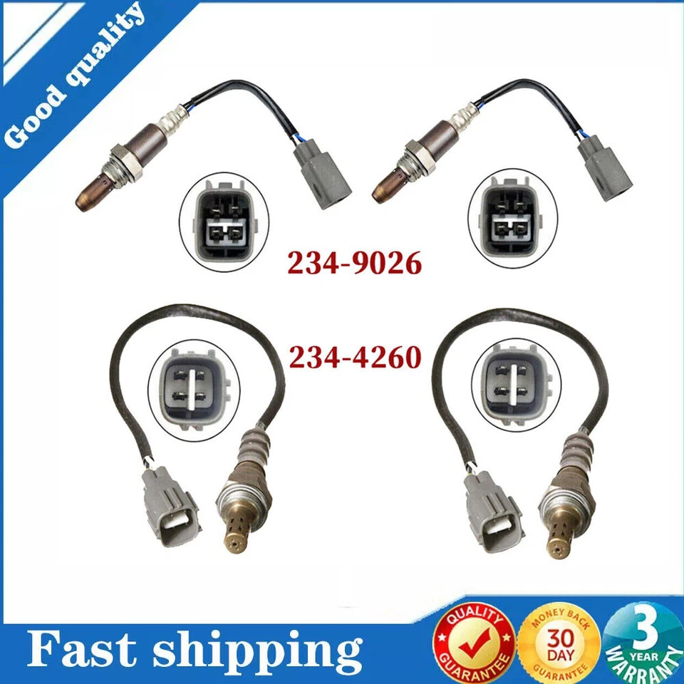 Sensor de oxigênio 4X para cima+para baixo para Tacoma 2005-08 4.0L V6 Toyota FJ Cruiser 2007-2009 - Imagem 1 de 4