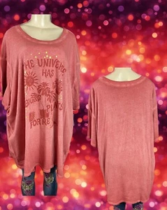 Torrid Plus 5 Ginger Spice Universe Statement Graphic Crew Neck Short Sleeve Tee - Picture 1 of 6