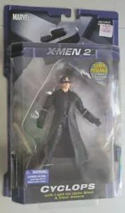 NUOVO X-MEN 2 CICLOPI CON ESPLOSIONE OTTICA ILLUMINATA E BASTONS CHIARI FIGURA TOYBIZ! R97 - Foto 1 di 2