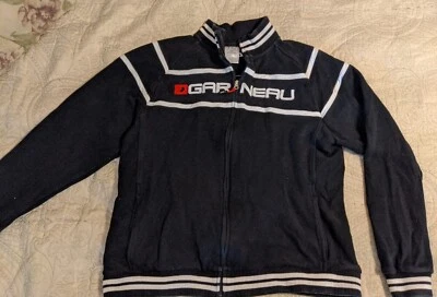Women’s size XL Louis garneau White and black full zip bicycling Jacket - Image 1 of 3