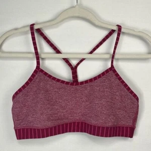 Lululemon Sport-BH Damen Flow Y Größe 8 meliert beerenrot 5903 - Bild 1 von 10