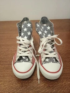 Converse Chuck Taylor All Star High Tops Stars Stripes American Flag UK Size 5.5 - Picture 1 of 13