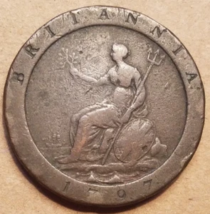 1797 Großbritannien 1 Penny One Pence CARTWHEEL 1p Vereinigtes Königreich UK Britisch - Bild 1 von 6