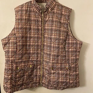 St. John's Bay Damen Plus mittelschwer gesteppte ärmellose gefütterte Weste mit Reißverschluss - Bild 1 von 7