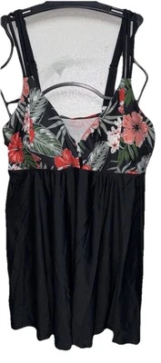 Trajes de baño para mujer Tankini Top Pantalones cortos acolchados Cuello en V Pulón 5XL Elastizado Ajuste Correa Foto 1 de 4