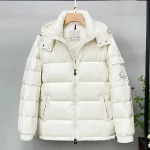 Men couple down jacket women thick duck down coat outwear warm hooded tops - Picture 1 of 15