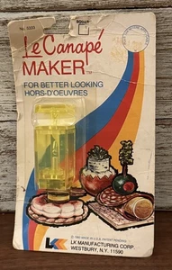 Vintage Le Canape Maker For Better Looking Hors-d'oeuvres NEW! - Picture 1 of 3