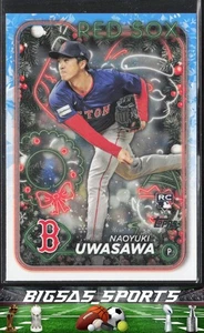 Naoyuki Uwasawa 2024 Topps Holiday #H37 RC Boston Red Sox - Picture 1 of 2