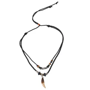 Collar gargantilla hombre animal cuentas collares para mujer - Imagen 1 de 12