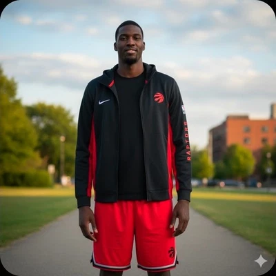 Nike Showtime Hombres Toronto Raptors NBA Dri-FIT Chaqueta Cremallera Completa XXL Alta Negra Foto 1 de 4